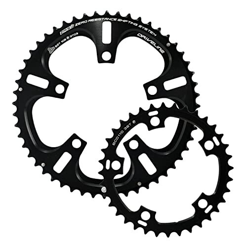 Driveline CNC 7075 Alloy Chainring Set Road Bike 52-36T 10 Speed BCD110mm DR2470