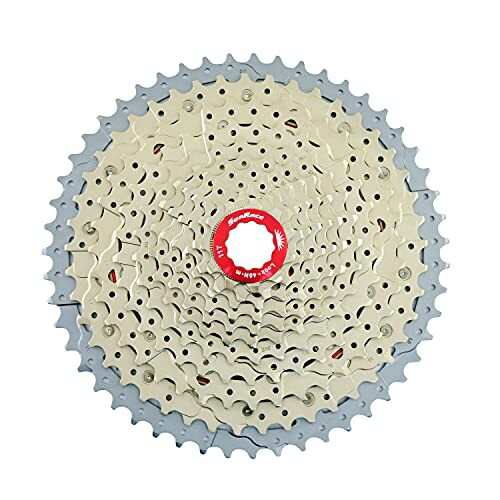 SunRace CSMX8 Wide Ratio Cassette 11-51T  11 Speed  Silver ST2465-N