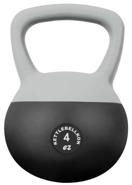 KETTLEBELLKON（ケトルベル魂）EZグリップソフトケトルベル (4kg グレー)