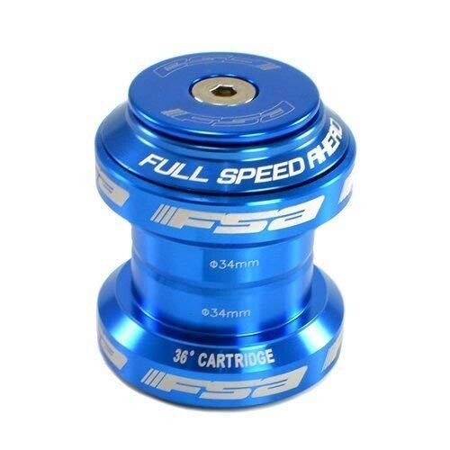 FSA Orbit MX 1-1/8Inches Threadless MTB Road Headset with Top Cap Blue NO.20 XTE1505