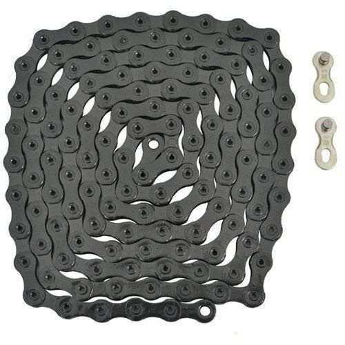 YBN 12 Speed Chain 126 Link With Power Lock Black #ST1450