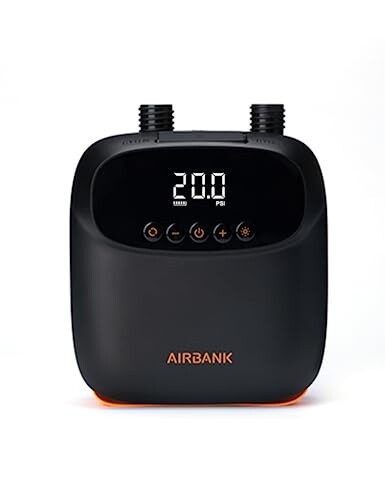 AIRBANK 20PSI パドルボードポンプ パファー、充電式 SUP エアポンプ インフレータブルパドルボード用