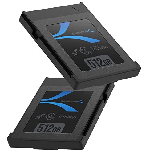 SABRENT CFexpress Type-B 512GB (2x512GB)メモリーカード、PS5・PS4・PC・ノートパソコンその他のデバイスで最大1700 MB/秒の高速転送（