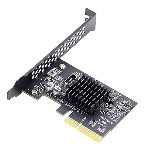 NFHK USB 3.2 Gen2 Type-E 20Gbps フロントパネルソケット - PCI-E 4X Expressカードアダプター デスクトップマザーボード用