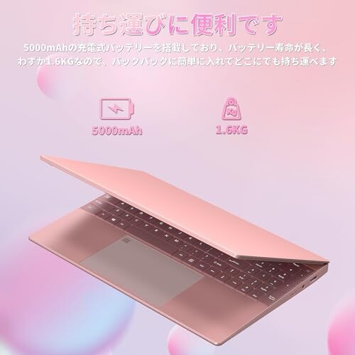 ノートパソコン15.6インチ大型FHD IPS画面 高速Celeron N5095 最大2.９Ghz DDR4 16G 1920×1080FHD USB3.0*2/HDMI/TFカード マウス付属 