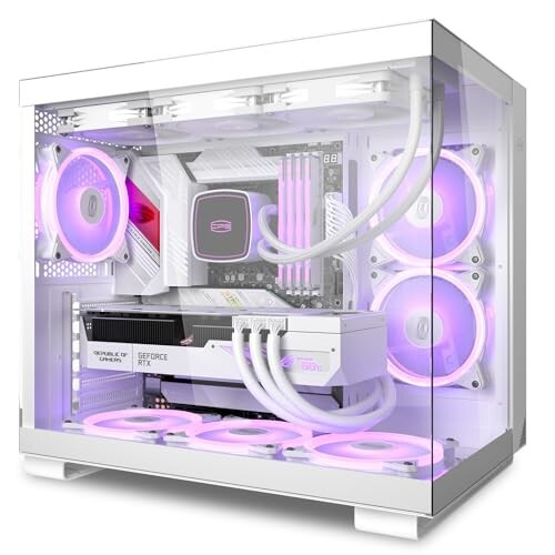 PCCOOLER CPS C3T500 ARGB タワー ATXケースタワー PCケース 120mm ARGBファン6個 RTX 40シリーズグラフィックスカード対応 透明ガラス T