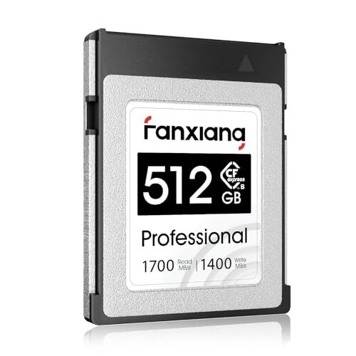 fanxiang CFexpress TypeB 512GB カード PCle Gen3x2 NVMe1.4 最大読込速度1700MB/s typeb メモリーカード 8K プログレード TLC 3D NAND