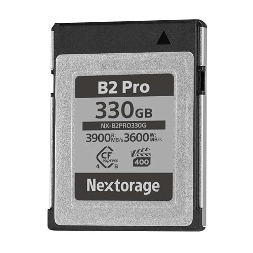 Nextorage 日本メーカー CFexpress 4.0 TypeB 330GB VPG400 最大読出し速度3900MB/s 最大書込み速度3600MB/s pSLC 4K/8K動画撮影 NX-B2PR