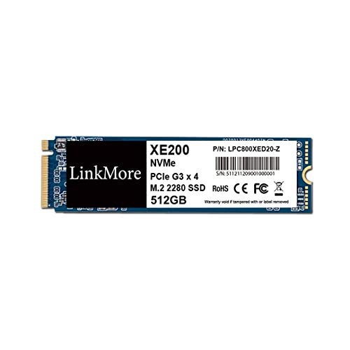 LinkMore XE200 512GB M.2 2280 SSD PCIe Gen3x4 NVMe