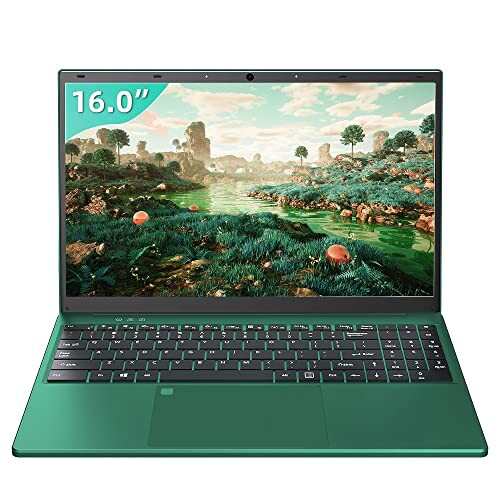 ノートパソコン 16 インチ FHD (1920*1200) IPS Celeron N5105(2.0-2.9Ghz) DDR4 16G カメラ付き 大画面ノートパソコン WiFi BT5.0 薄型