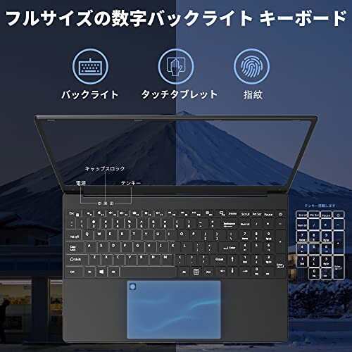 ノートパソコン15.6インチ FHD IPS画面 高速Celeron N5095(2.0-2.９Ghz)DDR4 16G RAM:960GB SSD 1920×1080FHDディスプ マウス付属 初期