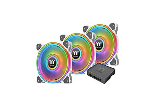 Thermaltake Riing Quad PLUS 14 RGB White 3本セット PCケースファン ファンサイズ:140mm CL-F101-PL14SW-A FN1387