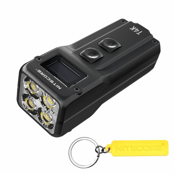 Nitecore T4K 4000ルーメン LED USB-C 充電式 EDC 懐中電灯