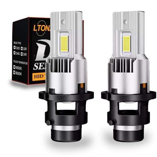 LTONXEN D4S LED ヘッドライト 純正HID交換用 配線レス ヘッドライトバルブ d4s led 爆光 6500K ホワイト車検対応 35W 12V車用 LEDバルブ