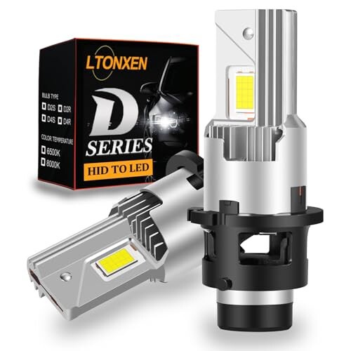 LTONXEN D4R LED ヘッドライト 純正HID交換用 配線レス ヘッドライト d4r ledバルブ 爆光 6500K ホワイト車検対応 35W 12V車用 LEDバルブ