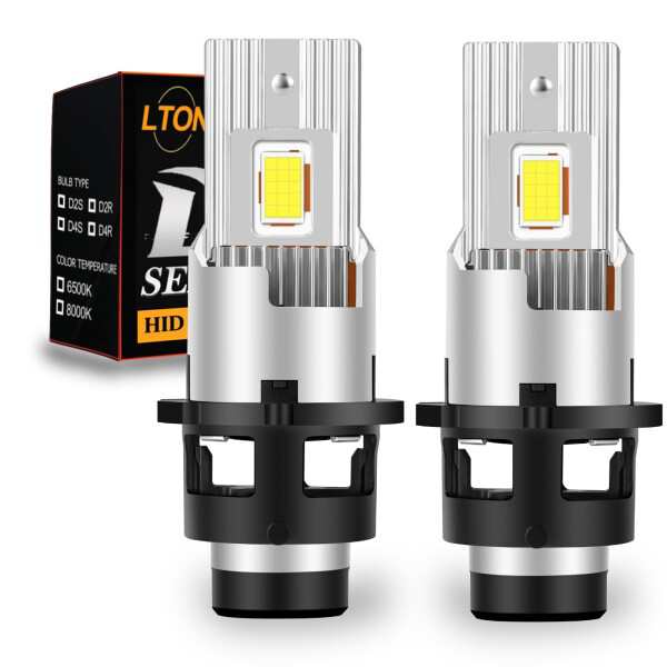 LTONXEN D2S LED ヘッドライト 純正HID交換用 配線レス ヘッドライトバルブ d2s led 爆光 6500K ホワイト車検対応 35W 12V車用 LEDバルブ