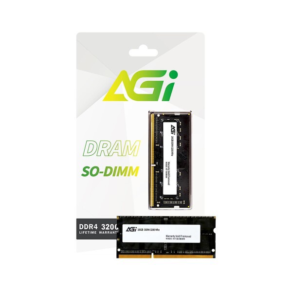 AGI ノートPC用メモリ DDR4 3200MHz 16GB×1枚(16GB) SO-DIMM CL22 288pin 1.2V AGI320016SD138