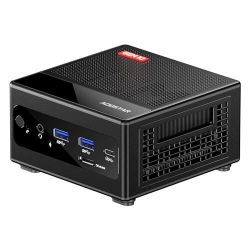 AOOSTAR GEM10 ミニPC Ryzen 7 6800H 32GB LPDDR5-6400MHz 1TB SSD OCuLinkインターフェース付き3つのPCIE 4.0 SSDドライブベイ.Mini PC