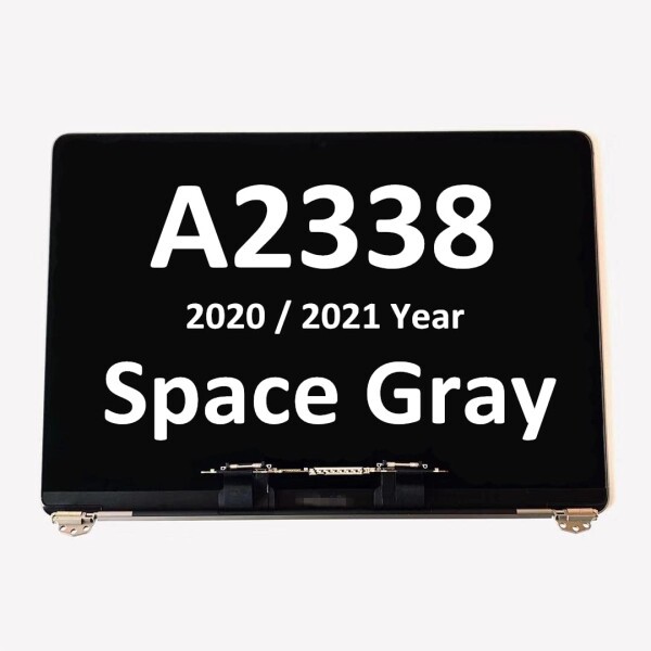 新しい 修理交換用 純正 ?用于 For MacBook Pro M1 Touchbar Retina 13インチ 天空灰 A2338 2020年 2021年 液晶パネル上半部 上半身 液晶