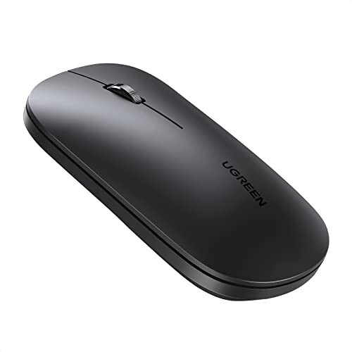 UGREEN Bluetooth マウス 超薄型 2.4GHz対応 無線 ワイヤレスマウス 静音 4段階DPI切替 4000DPI 乾電池式 携帯性 ノートPC MacBook Chrom