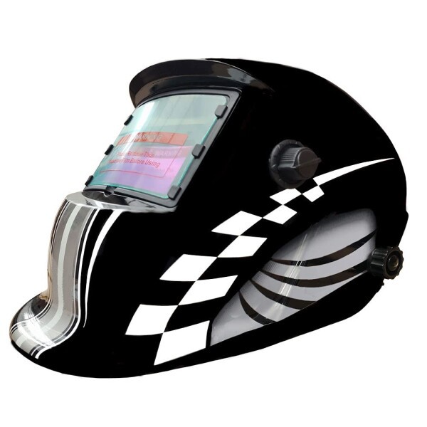 FUNTRESS 自動遮光液晶溶接面 ソーラー充電式TIG MIG用溶接ヘルメット 研削用溶接マスク 遮光範囲4/9-13 ヘッドバンド調整可能（レースト