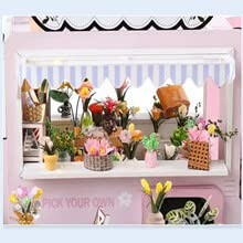 fashion alley ミニチュア ドールハウスキット Flower cart 手作り ...