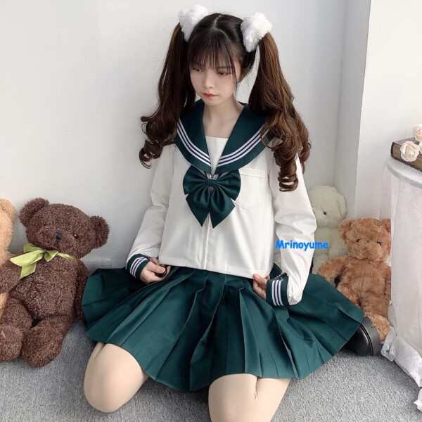 Mrinoyume) セーラー服 コスプレ 長袖 大きいサイズ 本格制服 ミニ