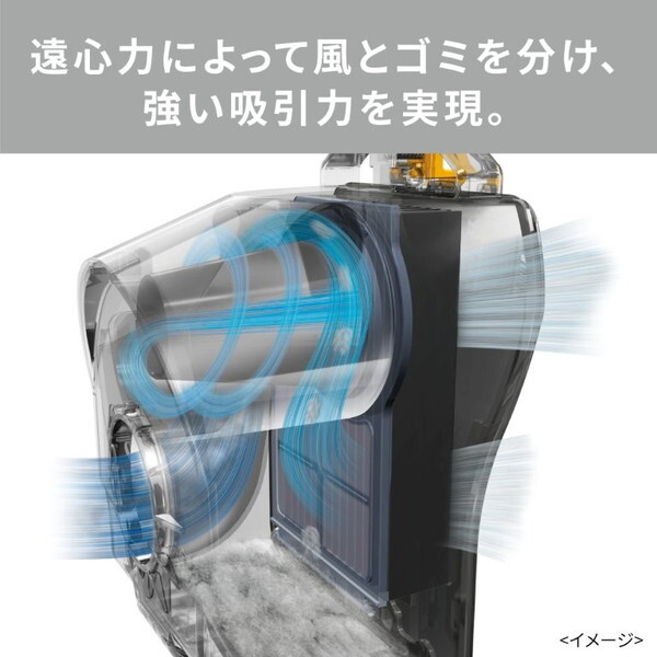 MITSUBISHI TC-ED2F-H メタルグレー Be-K [キャニスター掃除機 (サイクロン式/コード式)]_4