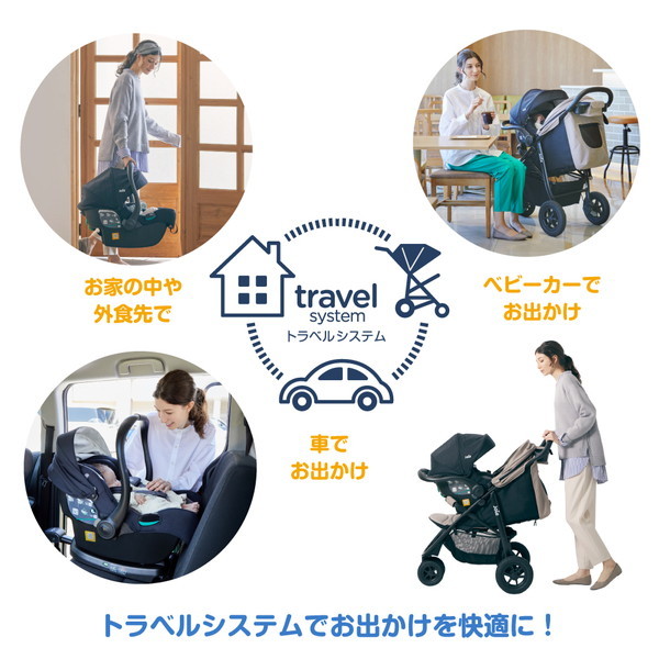 ジョイー Joie ベビーカー ライトトラックス3 DLX オリーブ 41428 [3輪