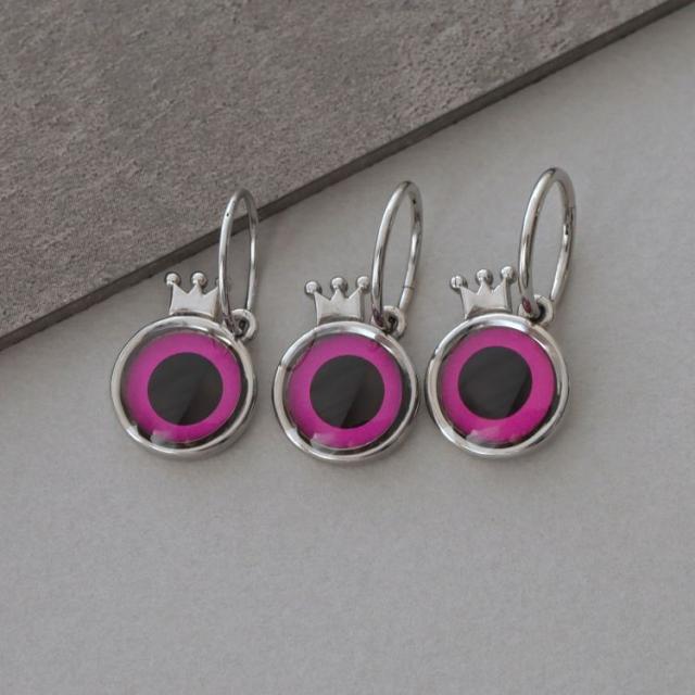 kaaオリジナルブランド 女王の証 Queenspain 目玉ピアス 片耳用 ネオ