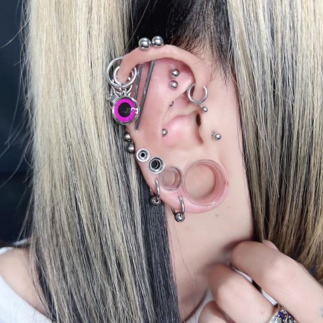 kaaオリジナルブランド 女王の証 Queenspain 目玉ピアス 片耳用 ネオ