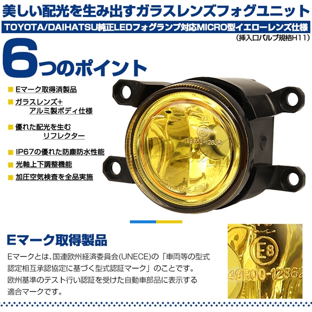 ダイハツ ムーヴキャンバス (LA850S/LA860S) 対応 H11 led MICRO LED