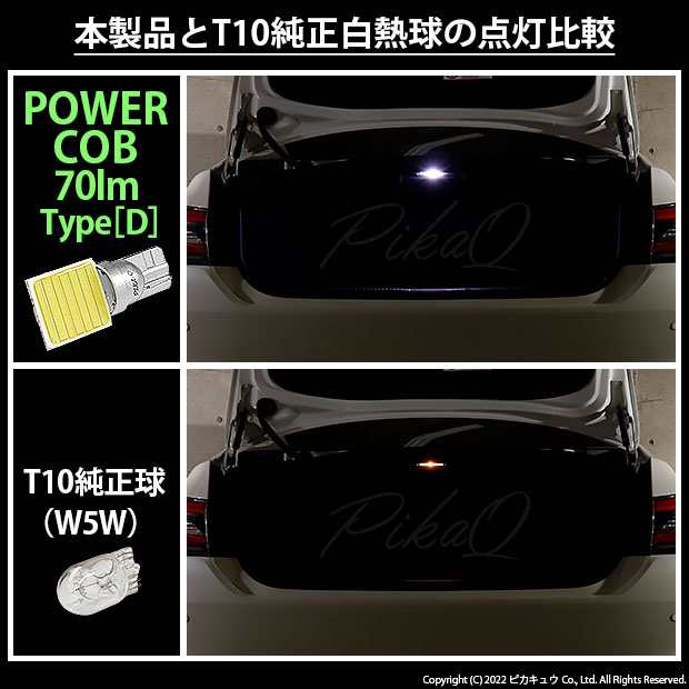 トヨタ クラウン (220系/20系) 対応 LED トランクランプ T10 COB タイプD うちわ型 70lm ホワイト 1個 4-C-1の通販はau  PAY マーケット - ピカキュウ【車用LEDバルブ専門店＆サウナ用品】 | au PAY マーケット－通販サイト