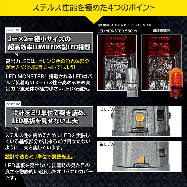 T20S led ニッサン リーフ (ZE1) 対応 FR ウインカーランプ LED