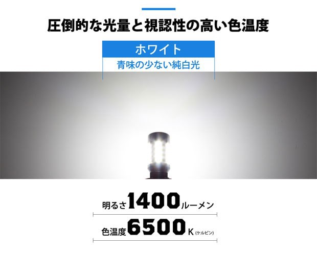 ピカキュウ トヨタ ハリアー (60系 後期) 対応 LED バックランプ T16 LED monster 1400lm ホワイト 6500K 2個 後退灯 11-H-1