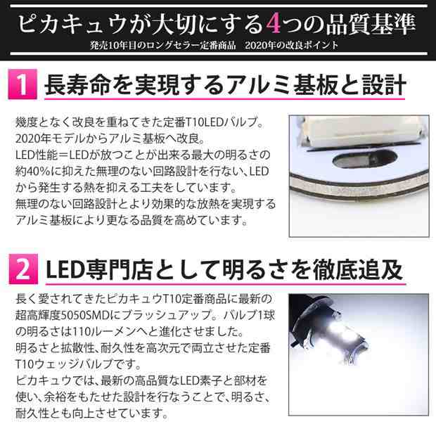 ホンダ N-BOXカスタム (JF1/JF2前期) 対応 LED T10 ポジションランプ用LED3chip HYPER SMD 9連  ウェッジシングル ホワイト 無極性 1セッの通販はau PAY マーケット - ピカキュウ【車用LEDバルブ専門店＆サウナ用品】 | au PAY  マーケット－通販サイト