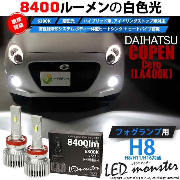 ダイハツ コペン セロ (LA400K) 対応 LED MONSTER L8400