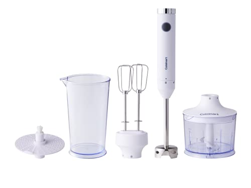 【在庫あり】クイジナート スリム & ライト マルチ ハンドブレンダー おろしディスク付 ホワイト HB-704WJ