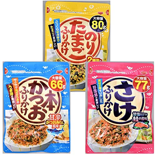 在庫あり】日本海水 のりたまご80g/ 本かつお66g/ さけ77g（3種類