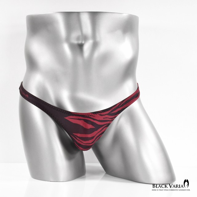 Tバック ゼブラ柄 ローライズ 下着 ビキニパンツ メンズ mens(ワインレッド赤) uw015の通販はau PAY マーケット ブラックバリア  au PAY マーケット－通販サイト