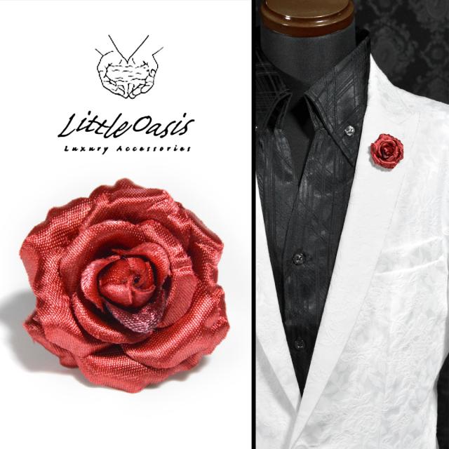 アクセサリー 薔薇 バラ 造花 光沢 ブローチ ラペルピン ドレス ブートニエール レッド赤 111 結婚式 パーティ コサージュの通販はau Pay マーケット ブラックバリア