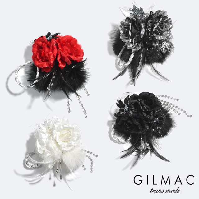 コサージュ 薔薇 フェザー ツイストロープ ブローチ メンズ コサージュ 薔薇 フェザー ツイストロープ ブローチ メンズ
