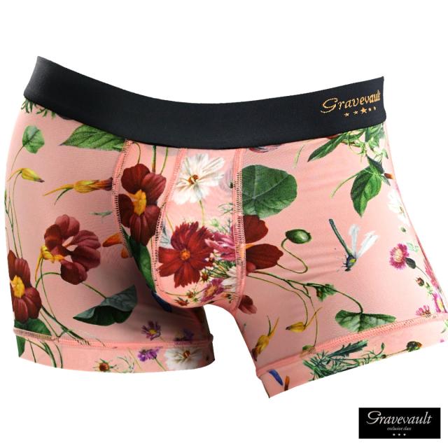 GRAVEVAULT グレイブボールト ボクサーパンツ ローライズ 花柄
