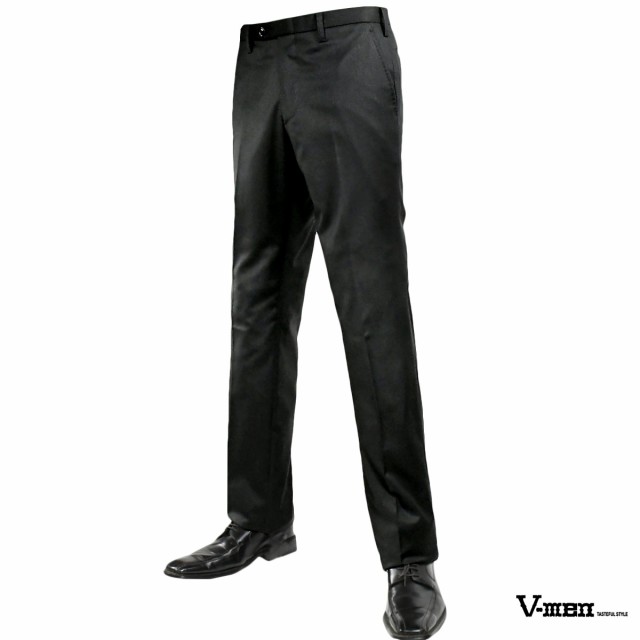 1470 MIYUKITEX スラックス パンツ メンズ スーツ ブラック 黒