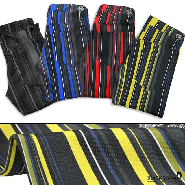 ベルボトム ストライプ ブーツカット メンズ フレア 日本製 アラベスク