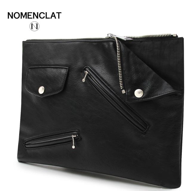 クラッチバック ライダース セカンドバッグ メンズ バイカー 鞄 カバン ブラック黒 Ncbg1015の通販はau Pay マーケット ブラックバリア