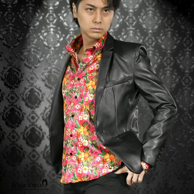 サテンシャツ ドレスシャツ ドゥエボットーニ レギュラーカラー