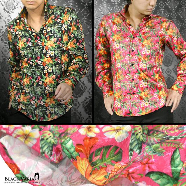 サテンシャツ ドレスシャツ ドゥエボットーニ レギュラーカラー