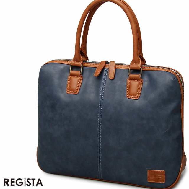 ブリーフケース ビジネスバッグ メンズ 鞄 カバン A4(ネイビーブルー
