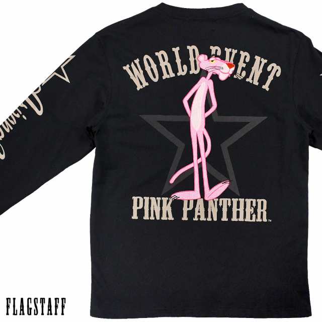 Pink Panther ピンクパンサー Tシャツ 長袖 クルーネック コラボ ロンt メンズ Mens ブラック黒 の通販はau Pay マーケット ブラックバリア